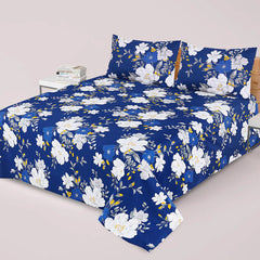 MICR-02 PREMIUM COTTON KING BEDSHEET 3 PCS