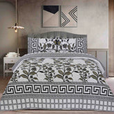 WHITE CRS PREMIUM COTTON KING BEDSHEET 3 PCS