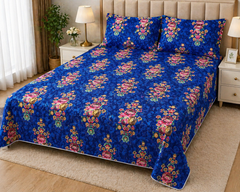 BUTTRY PREMIUM PURE COTTON KING BEDSHEET 3 PCS