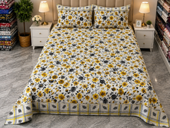 ERIOT PREMIUM COTTON KING BEDSHEET 3 PCS