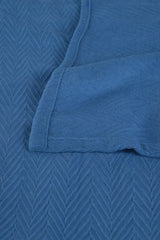 Zig-Zag Chevron All-Season Cotton Bedding Blanket DZ-5
