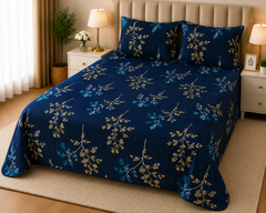 ROMA GREEN VERCASHE PREMIUM COTTON KING BEDSHEET 3 PCS