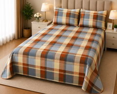 PINKO- PREMIUM COTTON KING BEDSHEET 3 PCS