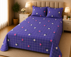 ITALIC PREMIUM PURE COTTON KING BEDSHEET 3 PCS