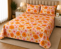 PLANE PREMIUM COTTON KING BEDSHEET 3 PCS
