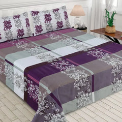 TULIPS X COTTON BEDSHEET 3 PCS