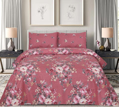 ROMA ZIGZAG PREMIUM COTTON KING BEDSHEET 3 PCS