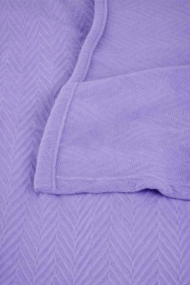 Zig-Zag Chevron All-Season Cotton Bedding Blanket DZ-2
