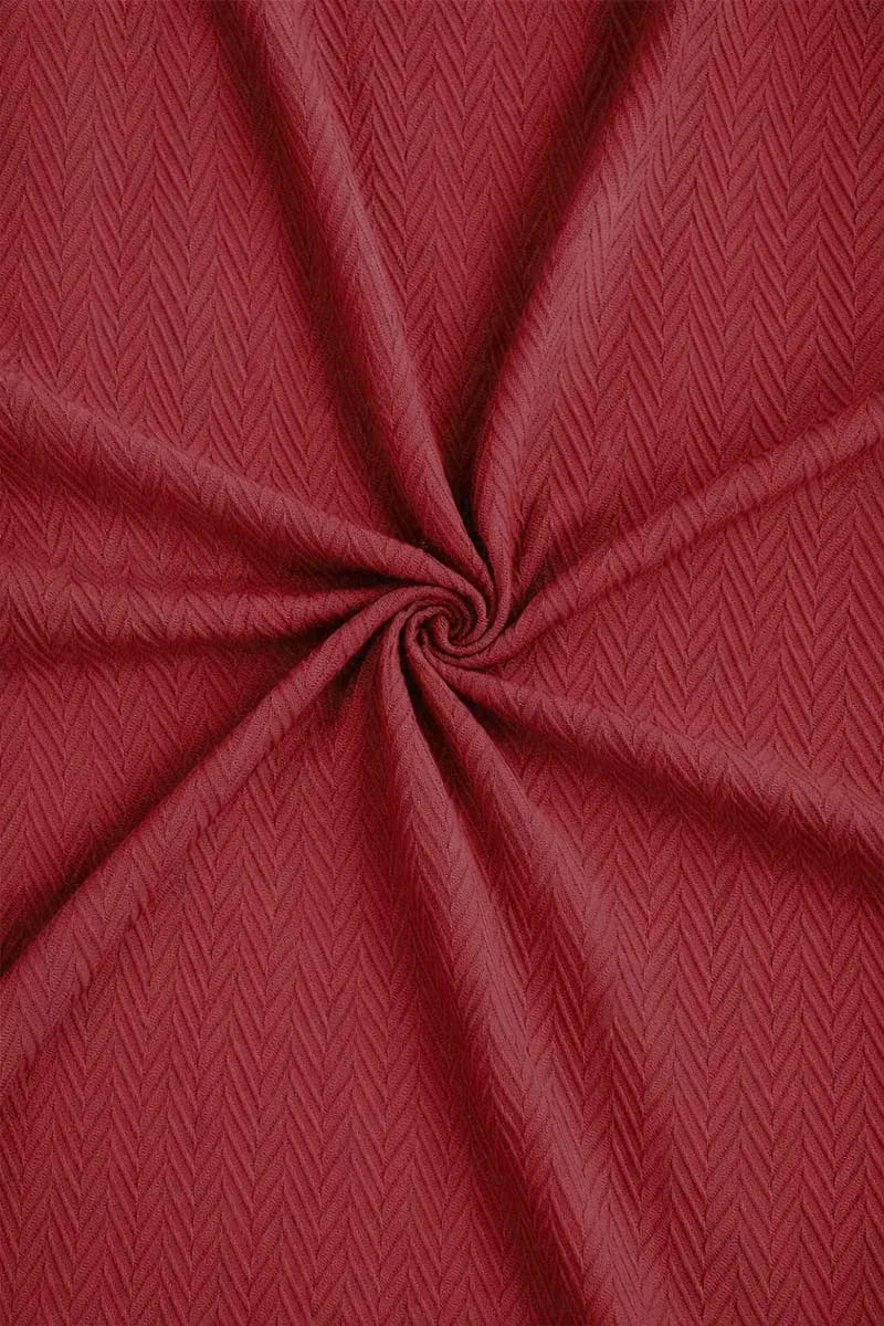 Zig-Zag Chevron All-Season Cotton Bedding Blanket DZ-4