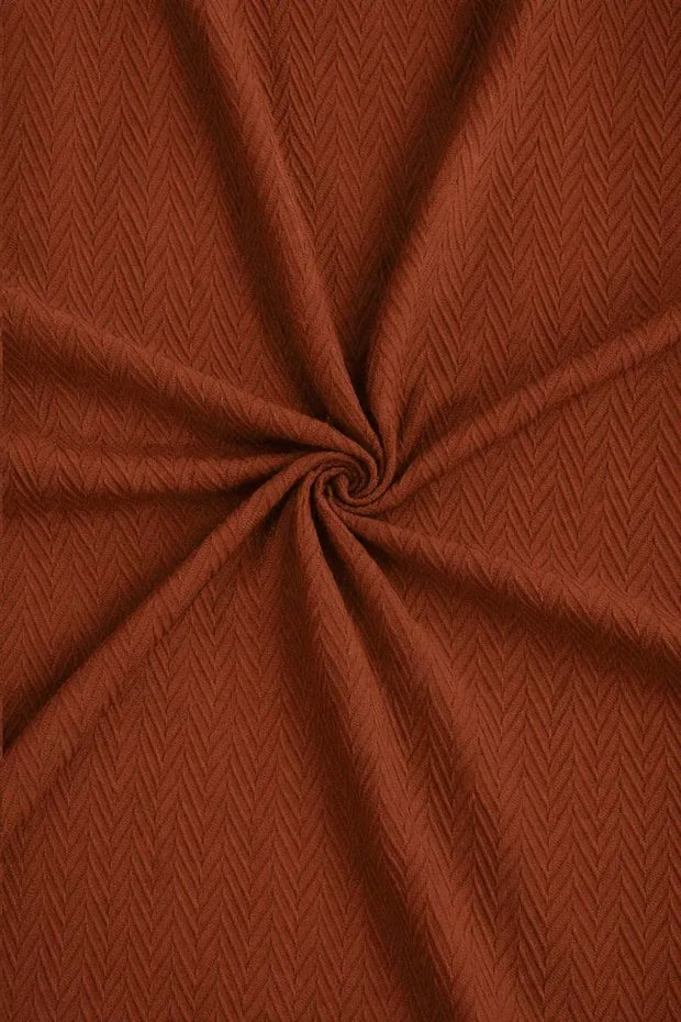 Zig-Zag Chevron All-Season Cotton Bedding Blanket DZ-7
