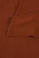 Zig-Zag Chevron All-Season Cotton Bedding Blanket DZ-7