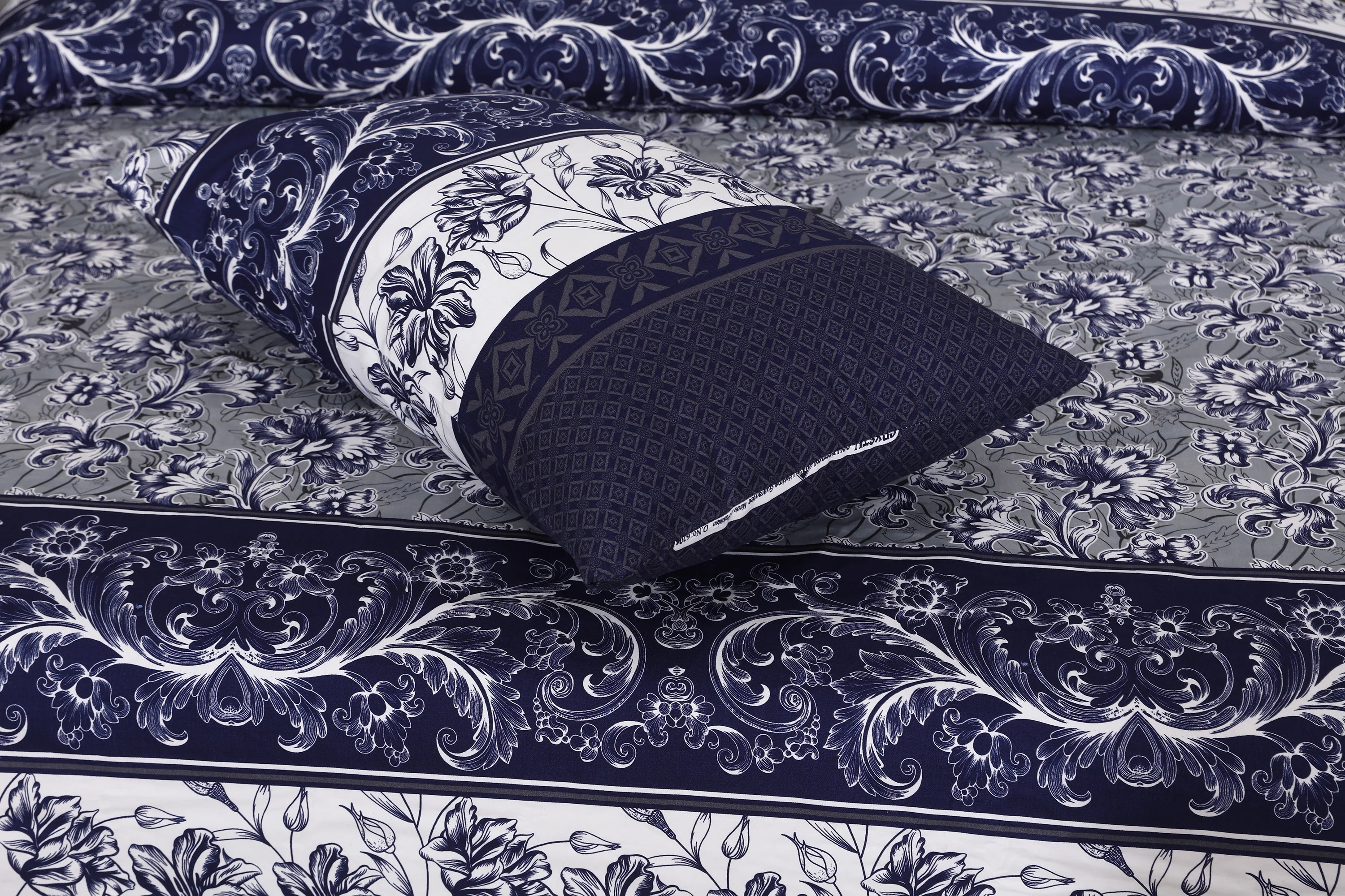 NIL-1003 PREMIUM COTTON KING BEDSHEET 3 PCS