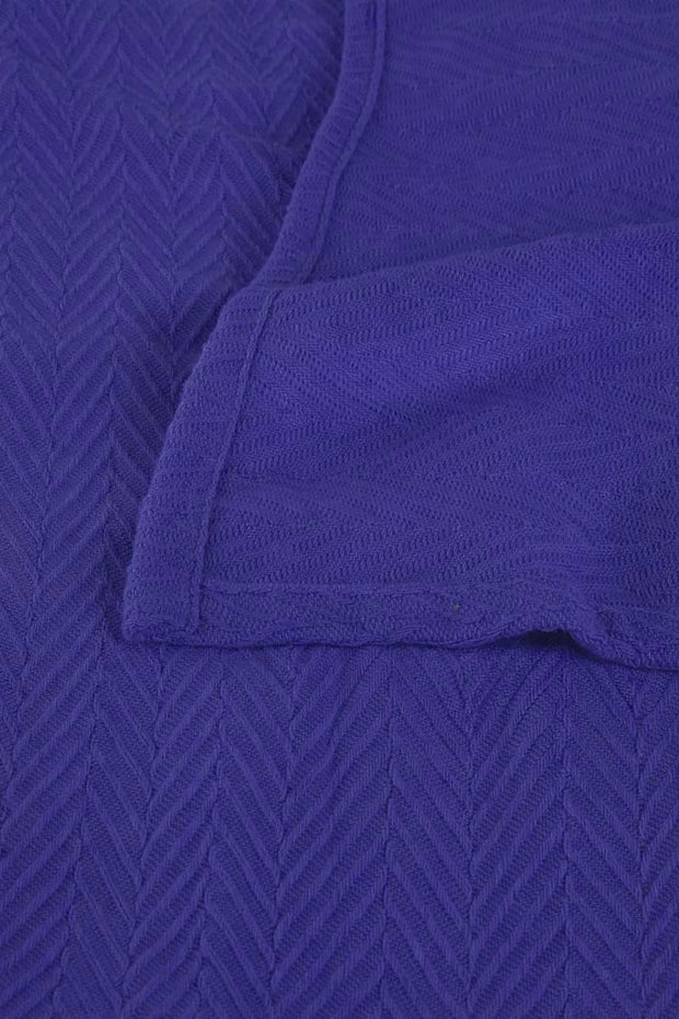 Zig-Zag Chevron All-Season Cotton Bedding Blanket DZ-8