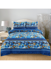 MICR-112 PREMIUM COTTON KING BEDSHEET 3 PCS