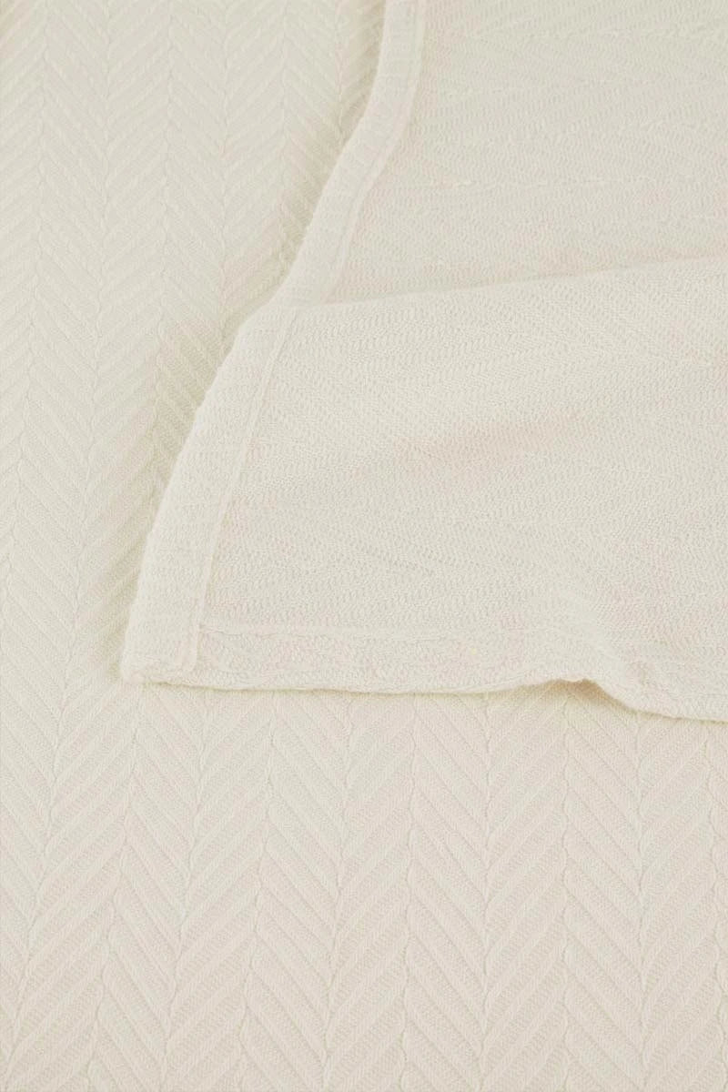 Zig-Zag Chevron All-Season Cotton Bedding Blanket DZ-3