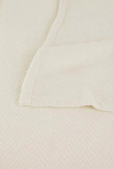 Zig-Zag Chevron All-Season Cotton Bedding Blanket DZ-3