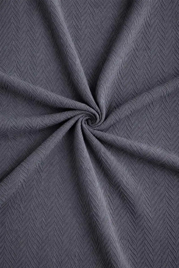 Zig-Zag Chevron All-Season Cotton Bedding Blanket DZ-6