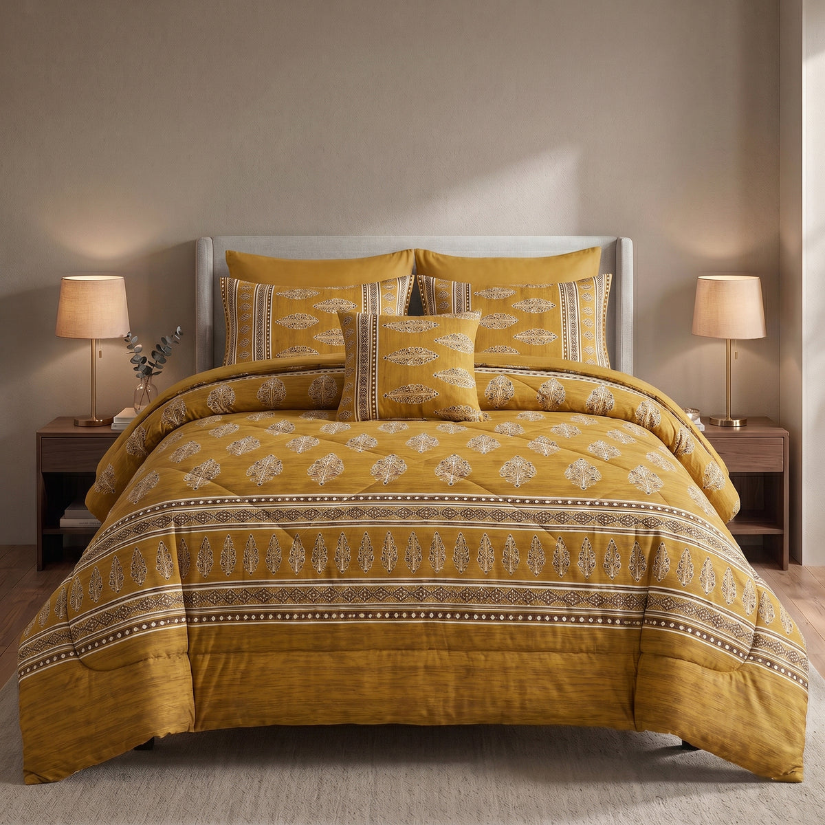 7 Pcs Comforter Set DZ-21
