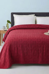 Red Textured Thermal Blanket 72x90 Inches | 300 GSM DZ-10