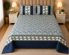 PURE PREMIUM COTTON KING BEDSHEET 3 PCS