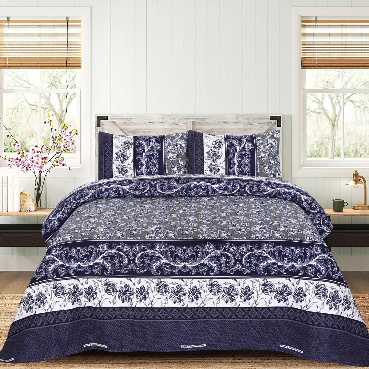 ROMA SING PREMIUM COTTON KING BEDSHEET 3 PCS