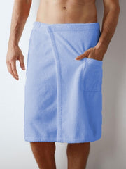 Men’s Shower Wrap blue