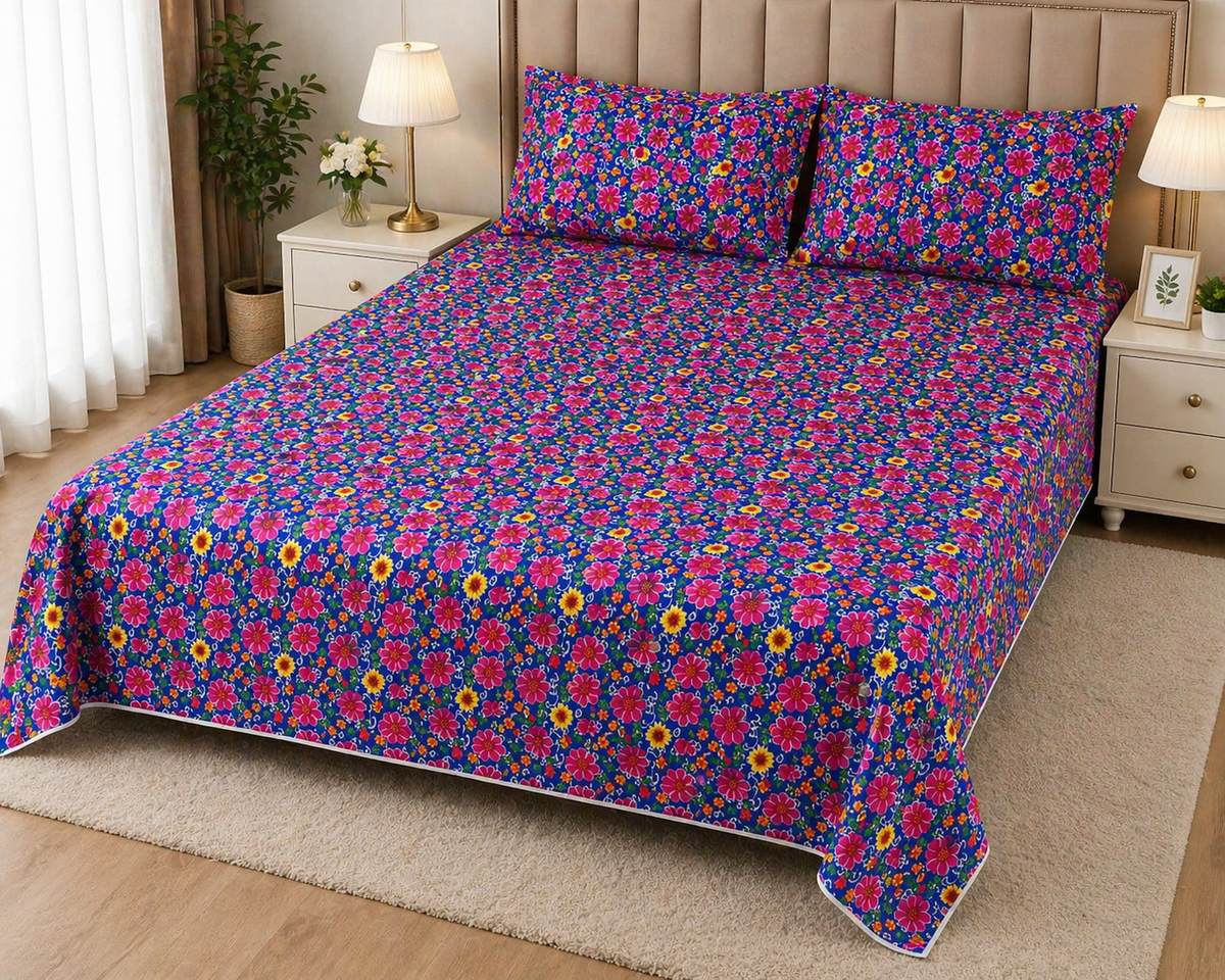 SIGO PRINTED PURE COTTON BEDSHEET NL-11
