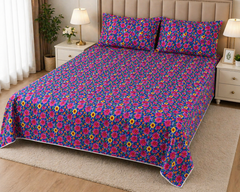 PRINTED PURE COTTON BEDSHEET ASH-5102