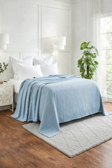 Zig-Zag Chevron All-Season Cotton Bedding Blanket DZ-9