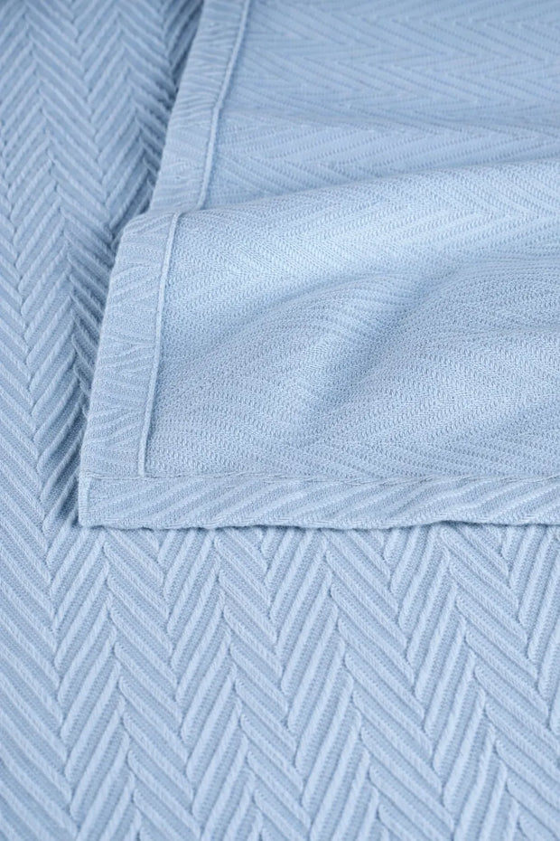 Zig-Zag Chevron All-Season Cotton Bedding Blanket DZ-9