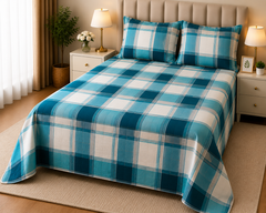 ZIG PRO 2 PREMIUM PURE COTTON KING BEDSHEET 3 PCS