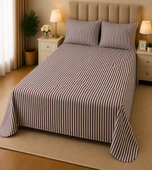 KELI PREMIUM PURE COTTON KING BEDSHEET 3 PCS