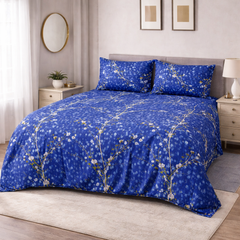 AESTHETIC SKINY  PRINTED PURE COTTON BEDSHEET NL-09