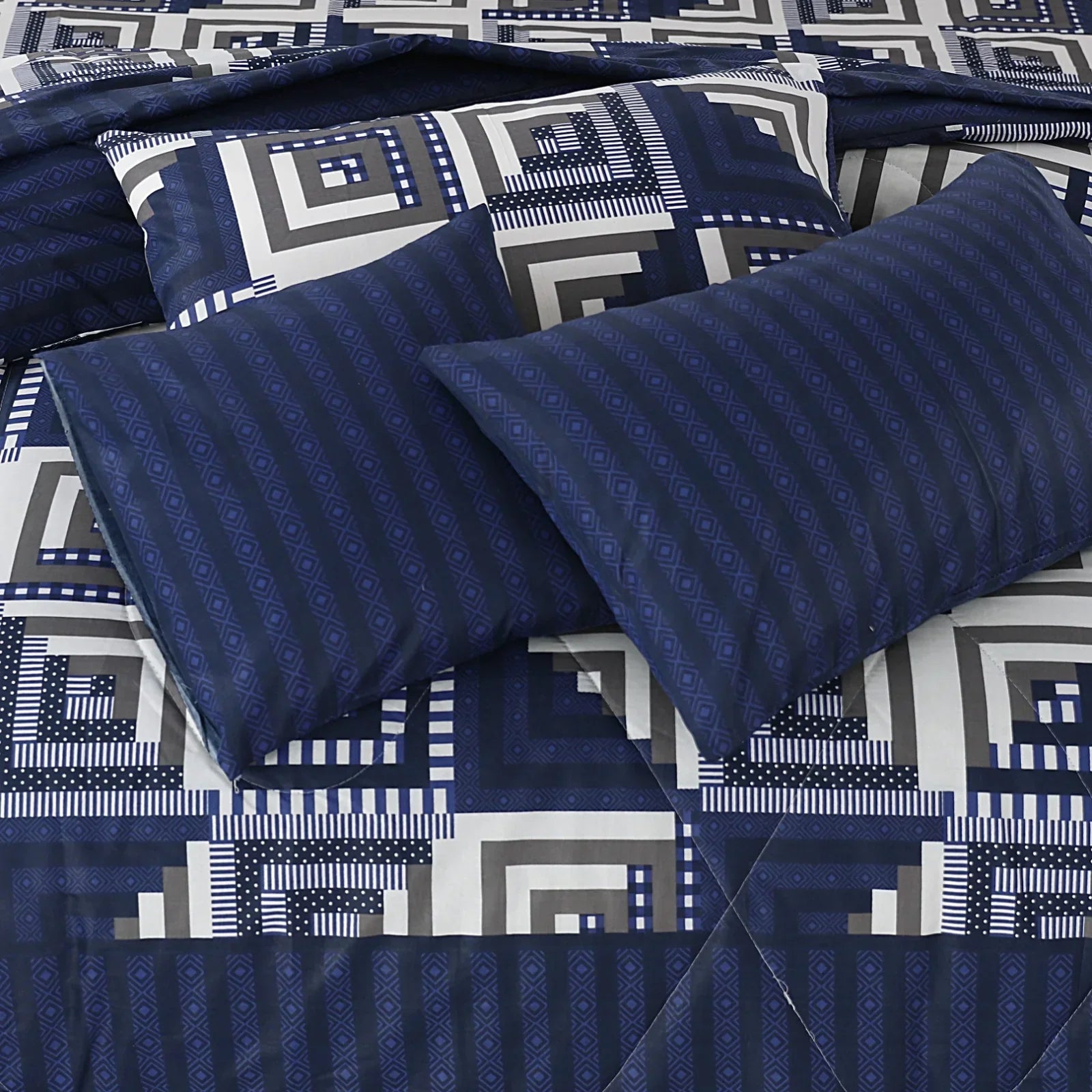 7 Pcs Comforter Set DZ-53 ( light weight filling )