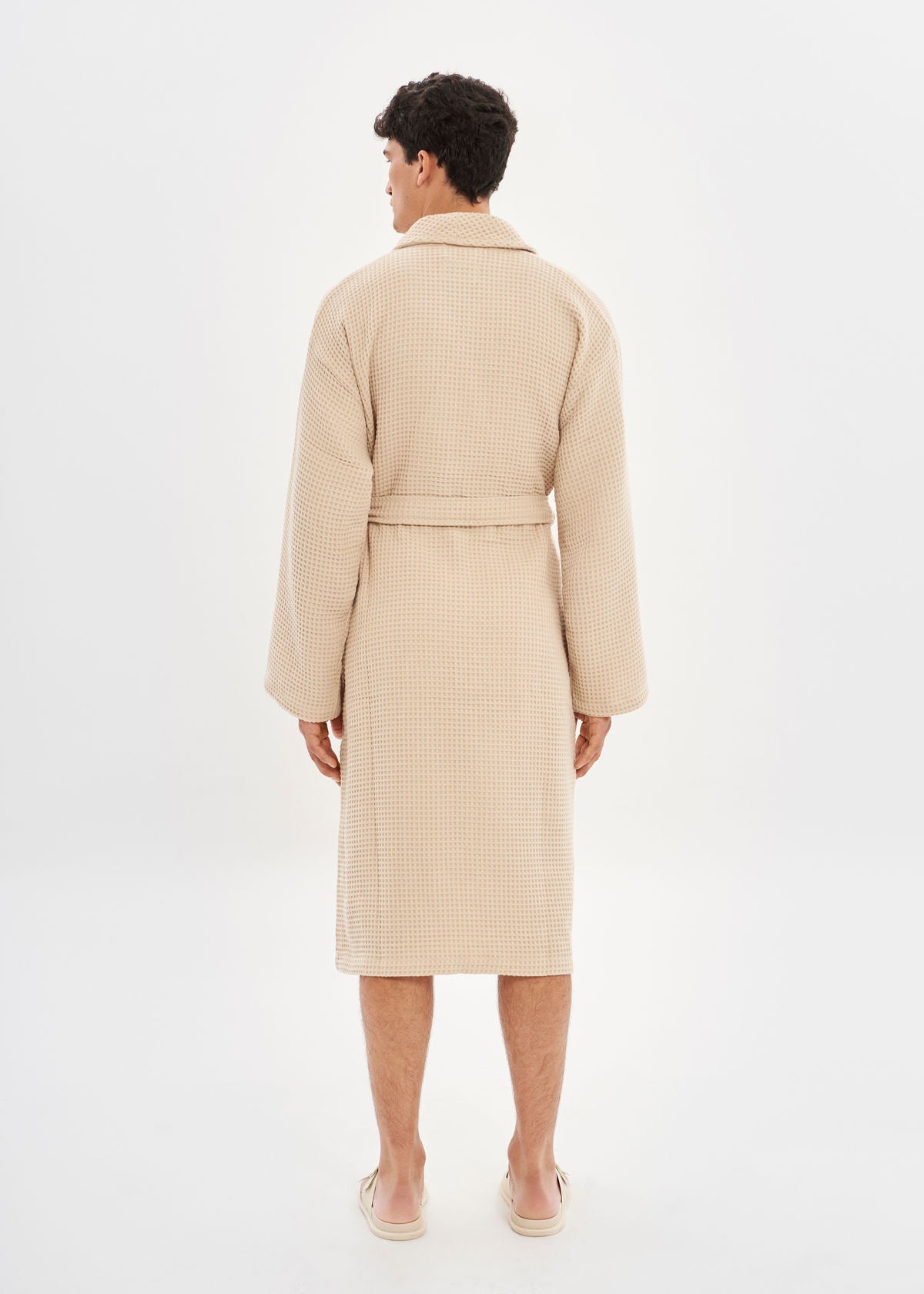 WAFFLE BATHROBE | 100% cotton | waffle desgin for men