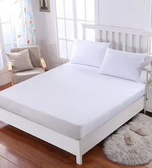 WATERPROOF MATTRESS PROTECTOR - WHITE