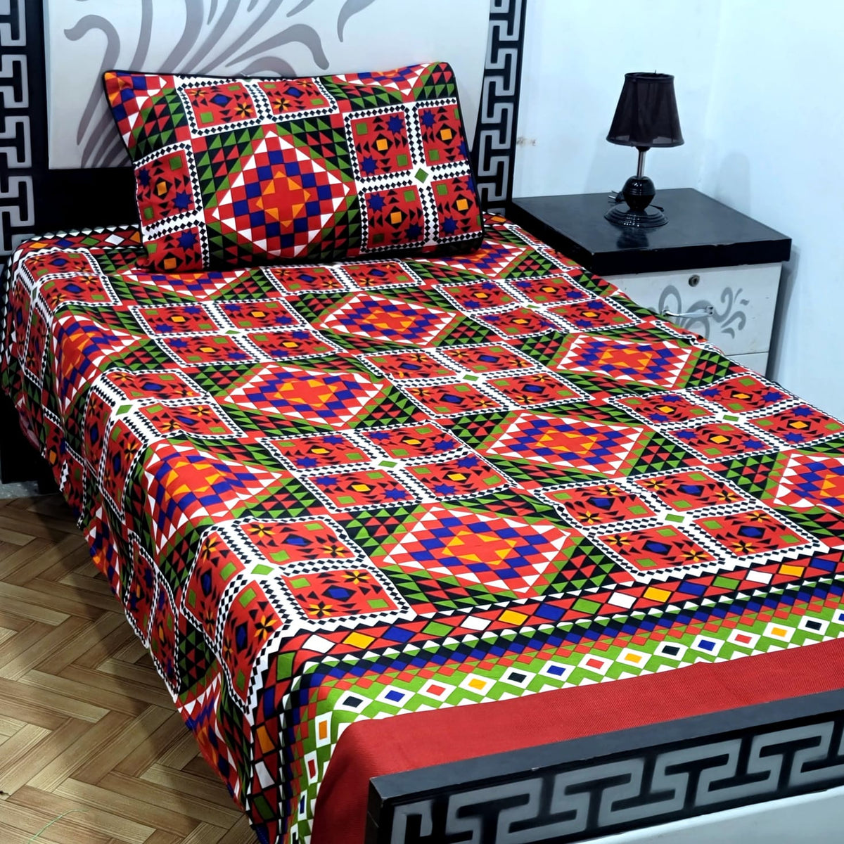 4-PCS SINGLE (PAIR) BEDSHEET-0231