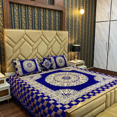Velvet Bridal Bedsheet Set-4 Pcs Nishat-6592