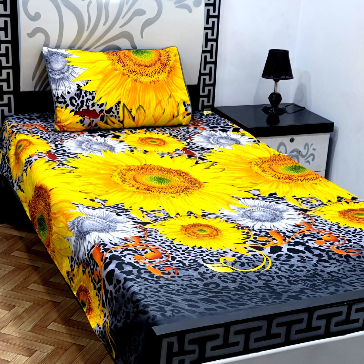 4-PCS SINGLE (PAIR) BEDSHET-0257