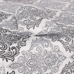 DZ-X16 PANEL PREMIUM COTTON KING BEDSHEET 3 PCS