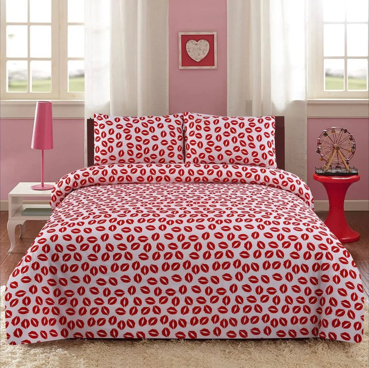 Double Bed 6 pc Winter Razai Set (Heavy Filling) DZ-26