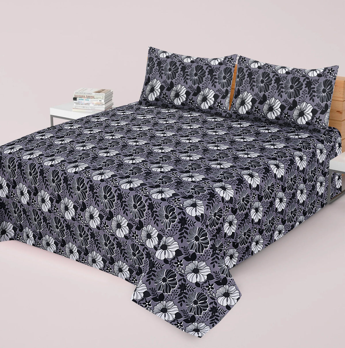 DEZIEN PREMIUM COTTON KING BEDSHEET 3 PCS