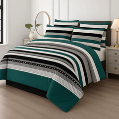 Double Bed 6 pc Winter Razai Set (Heavy Filling) DZ-21